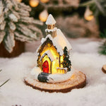Christmas Light House Handcrafted Warm LED Indoor & Outdoor