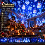 Christmas Light Projector 15+ Festive Patterns Remote Control