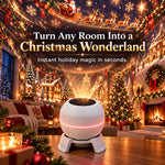 Christmas Light Projector Moving Figures USB Powered Compact⏎