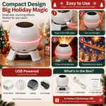 Christmas Light Projector Moving USB-Powered Compact