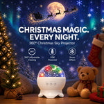 Christmas Light Projector Santa Sleigh & Reindeer Scene