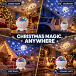 Christmas Light Projector Santa Sleigh & Reindeer Scene