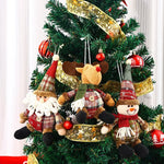 Christmas Moose Figure Soft Fabric & Faux Fur Antlers
