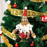 Christmas Moose Figure Soft Fabric & Faux Fur Antlers