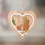 Christmas Ornament 3D Laser-Engraved Wood