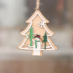 Christmas Ornament 3D Laser-Engraved Wood