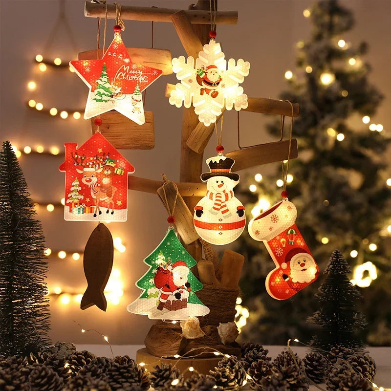 Christmas Ornament Battery-Free LED Transparent