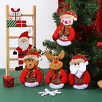 Christmas Ornament Felt Reindeer Hanging Rope