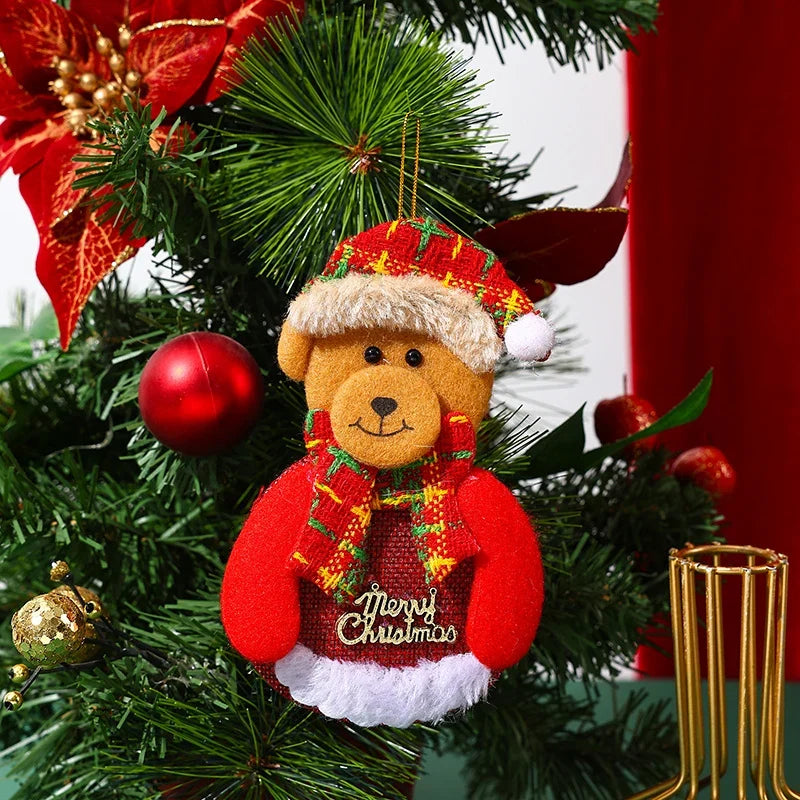 Christmas Ornament Felt Reindeer Hanging Rope