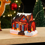 Christmas Ornament Gingerbread House Integrated Warm LED