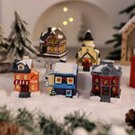 Christmas Ornament Gingerbread House Integrated Warm LED