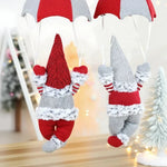 Christmas Ornament Hanging Parachute Santa Durable Fabric