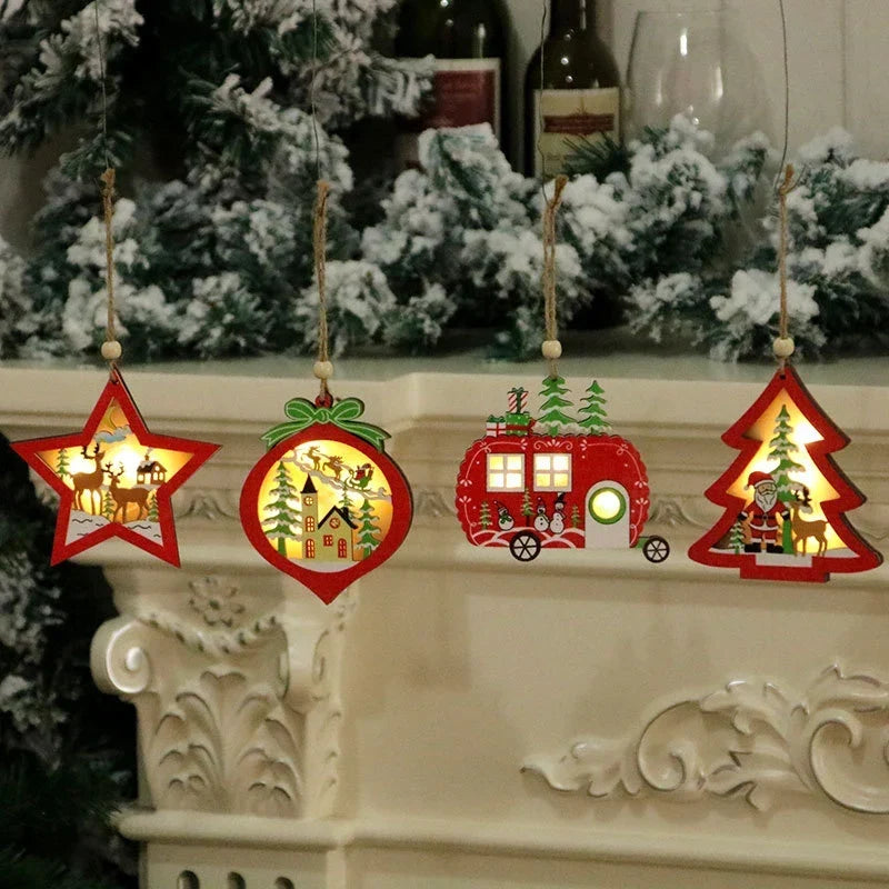 Christmas Ornament Illuminated Battery-Free Easy Hanging
