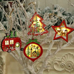 Christmas Ornament Illuminated Battery-Free Easy Hanging