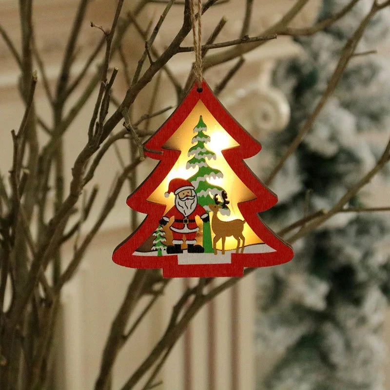 Christmas Ornament Illuminated Battery-Free Easy Hanging