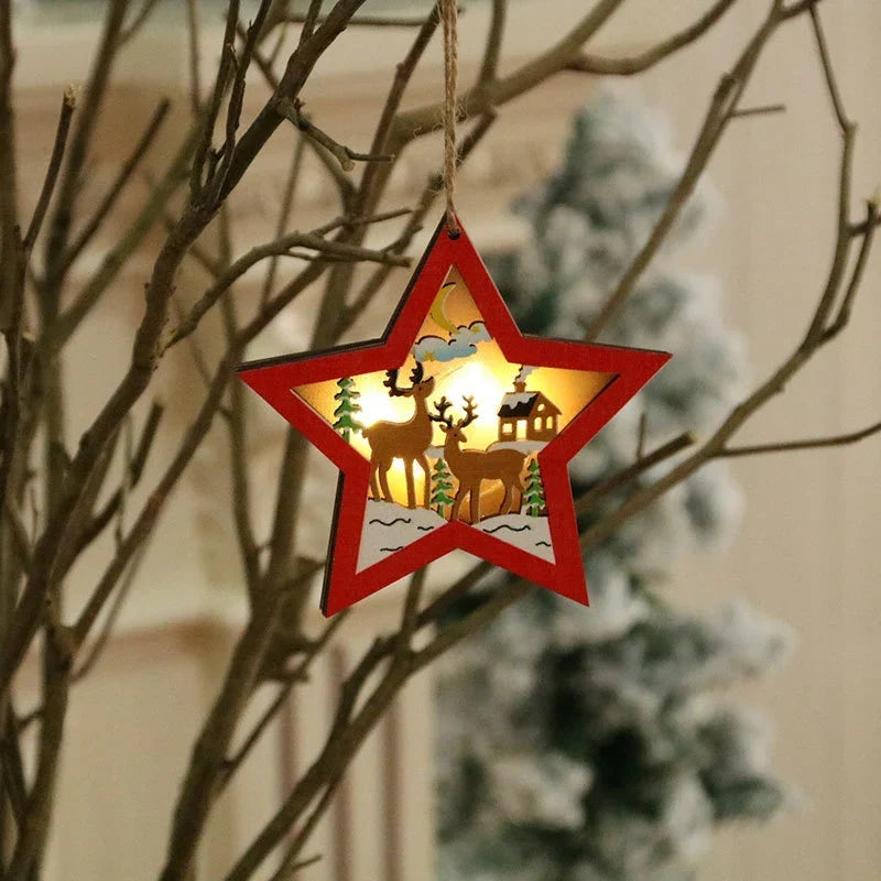 Christmas Ornament Illuminated Battery-Free Easy Hanging