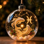 Christmas Ornament Lighted Zodiac Keepsake