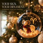 Christmas Ornament Lighted Zodiac Keepsake