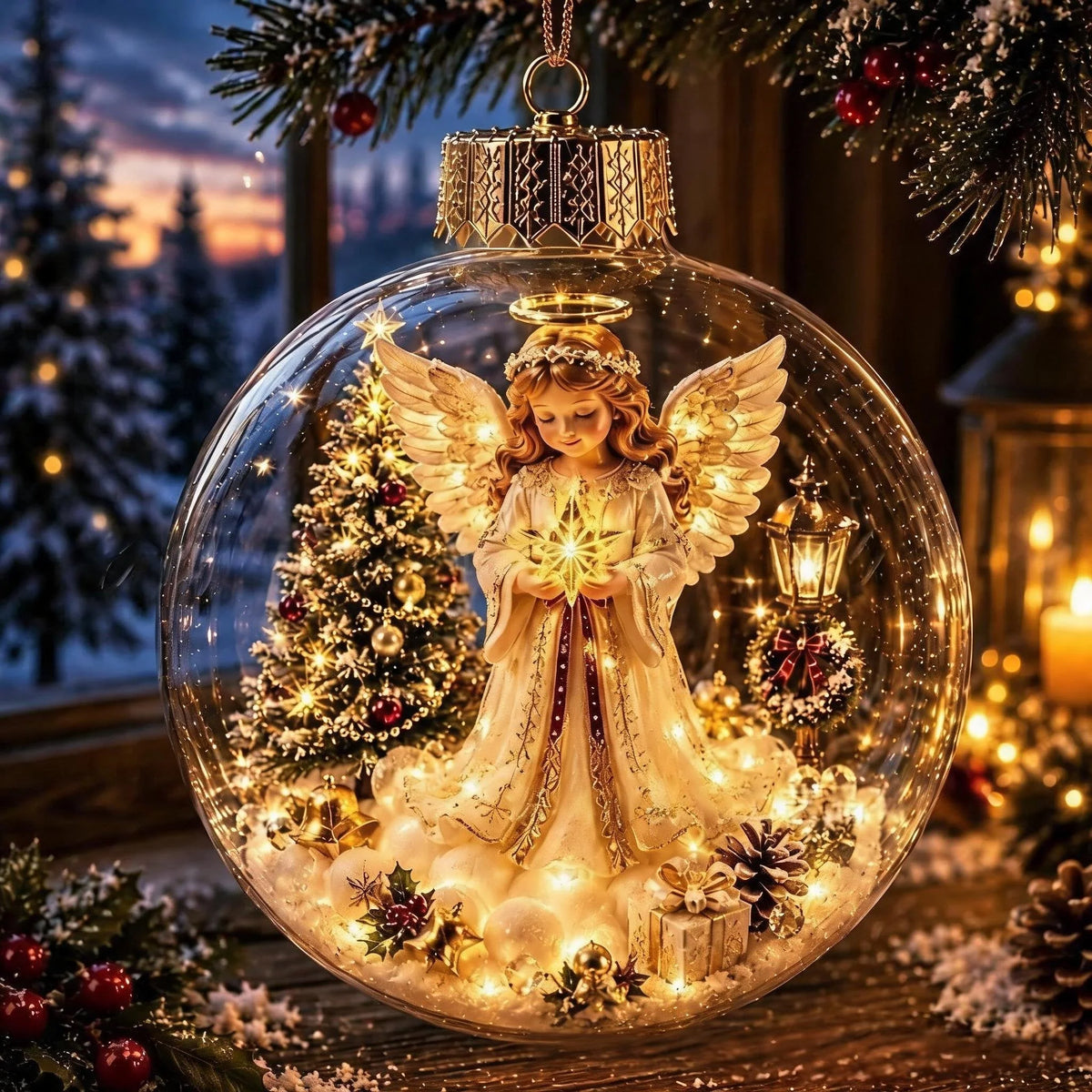 Christmas Ornament Multicolour 3.15-Inch Hanging Design