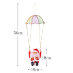Christmas Ornament Paragliding Santa Lightweight & Eco Friendly