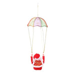 Christmas Ornament Paragliding Santa Lightweight & Eco Friendly