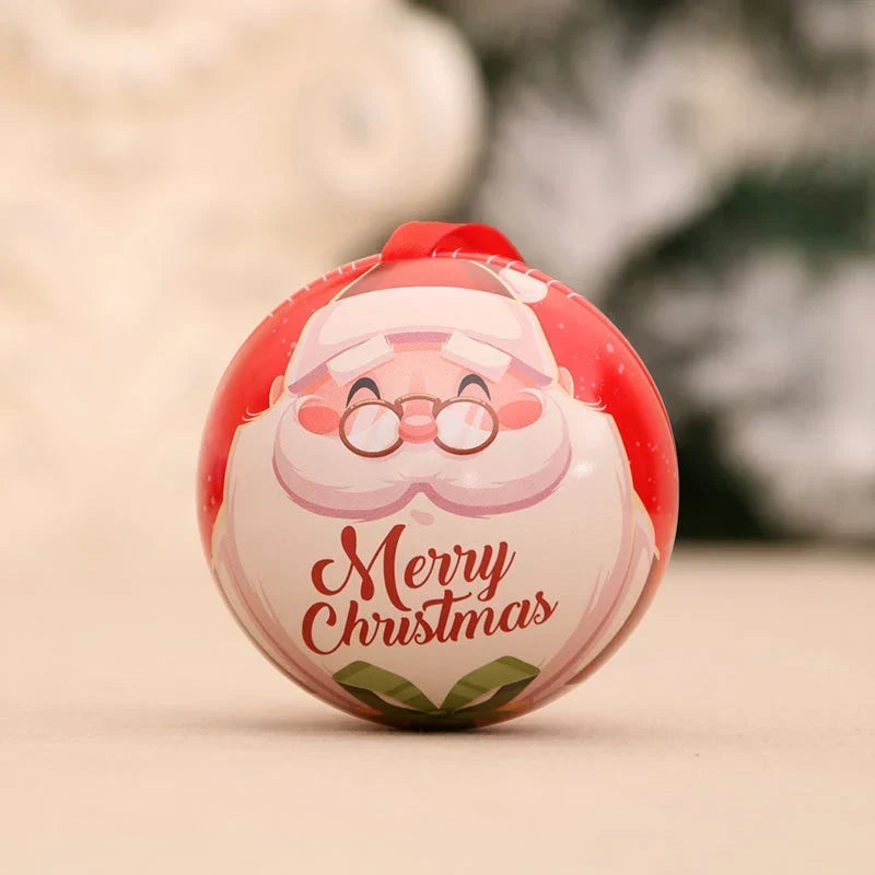 Christmas Ornament Santa & Reindeer Durable Ribbon Hanger