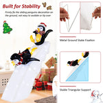 Christmas Penguin Decoration Pre-Lit 130 LED Weatherproof