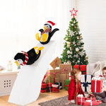 Christmas Penguin Decoration Pre-Lit 130 LED Weatherproof