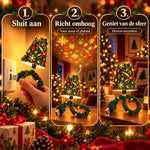 Christmas Projector Light 6 Festive Patterns USB-Powered LED