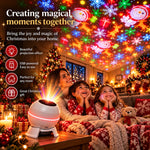 Christmas Projector Moving Motifs USB Powered Indoor Use