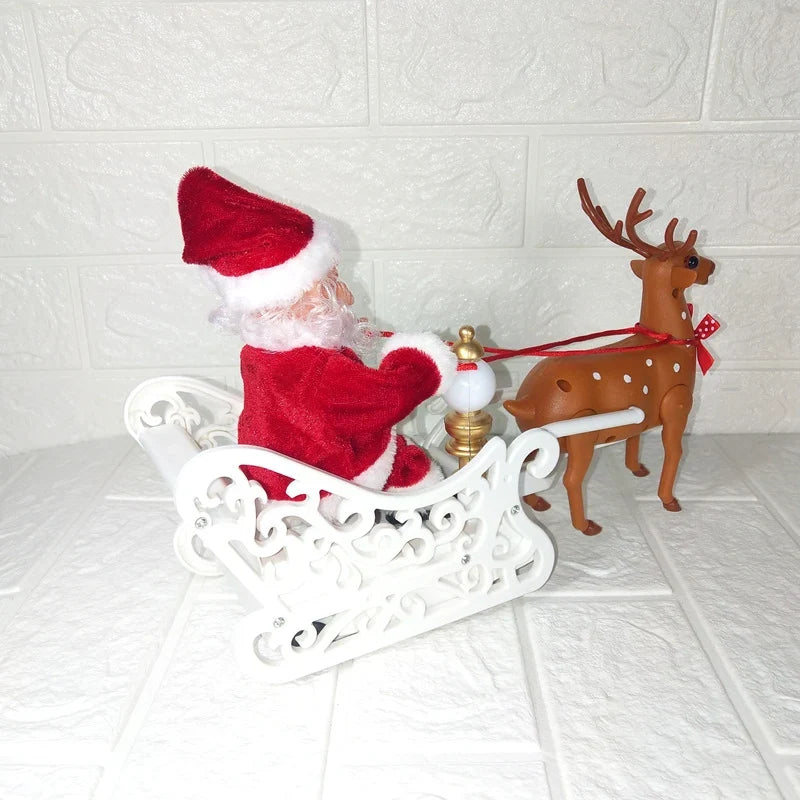 Christmas Sleigh Centerpiece Handcrafted Detailed Durable