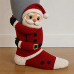 Christmas Socks 3D Knitted Hugging Character Design
