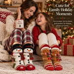 Christmas Socks 3D Knitted Hugging Character Design
