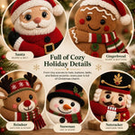Christmas Socks 3D Knitted Hugging Character Design
