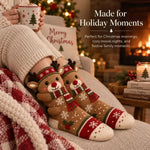 Christmas Socks 3D Knitted Hugging Character Design