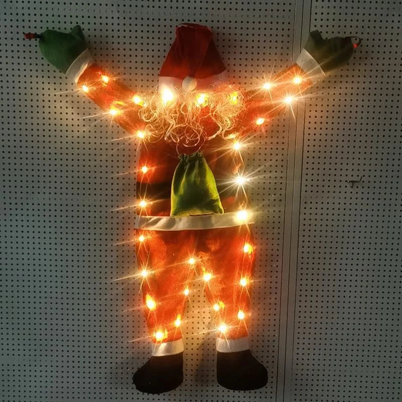 Christmas Stocking Grinch Motif Spacious Soft Fabric & Loop
