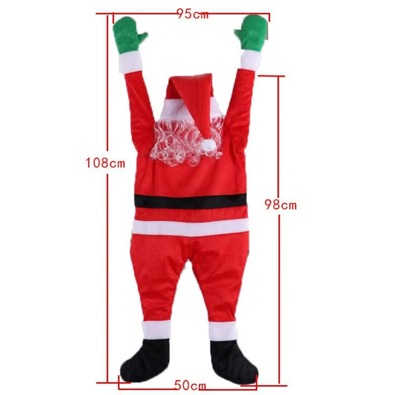 Christmas Stocking Grinch Motif Spacious Soft Fabric & Loop