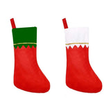 Christmas Stocking Large Capacity Durable Fabric Gold-Edged Trim