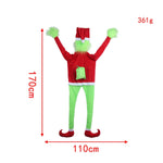 Christmas Stocking Plush Character Face Easy-Clean Fabric 16.5 Inch