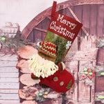 Christmas Stocking Plush Snowman Soft Durable Fabric
