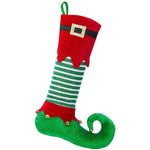 Christmas Stocking Santa Claus Design Spacious Easy-Hang Loop