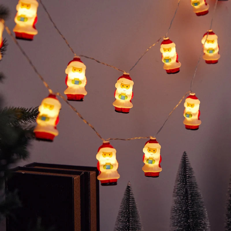 Christmas String Lights Snowman Twinkling LED Indoor & Outdoor
