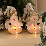 Christmas Tabletop Figurine LED Light-Up Battery Operated