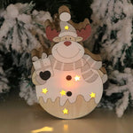 Christmas Tabletop Figurine LED Light-Up Battery Operated
