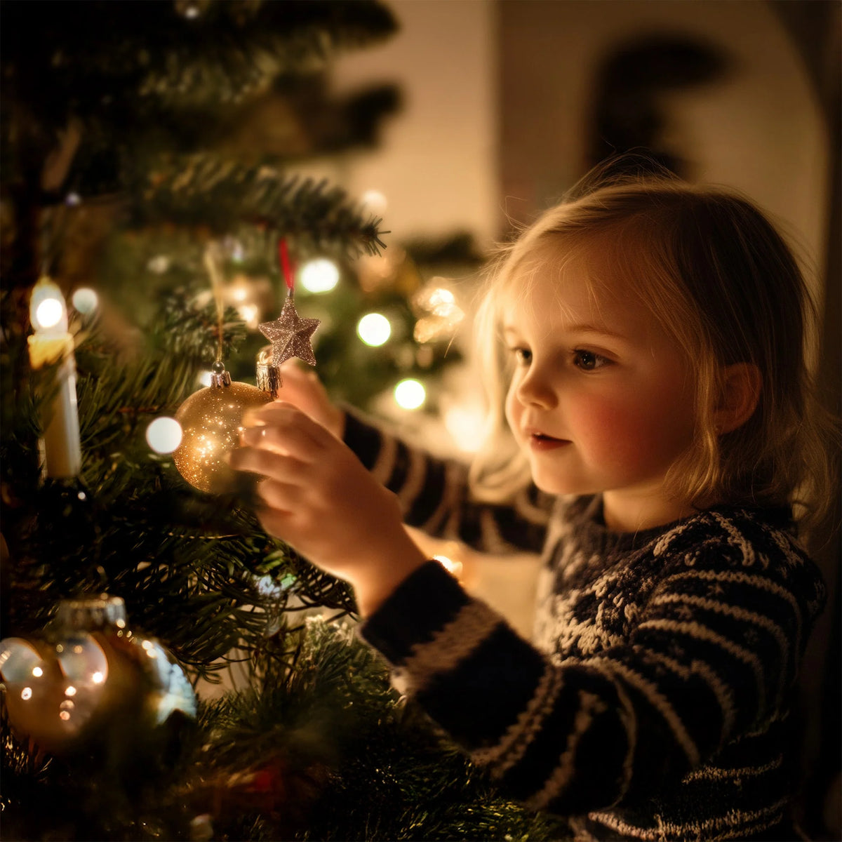 Christmas Tree Candle Lights Clip-On Warm White 45 LED Lights