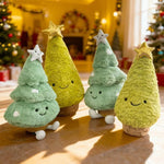 Christmas Tree Figurine Plush Seasonal Decor