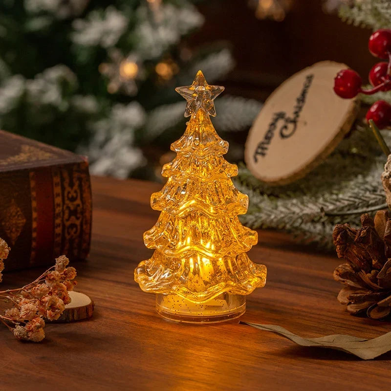 Christmas Tree Lamp Warm LED Compact Tabletop