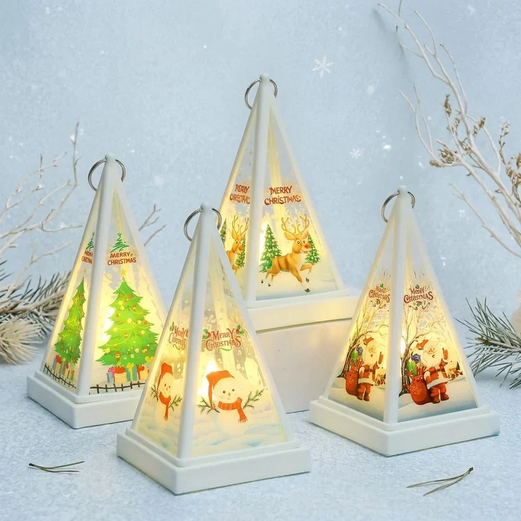 Christmas Tree Lights Tree-Shaped Warm LED