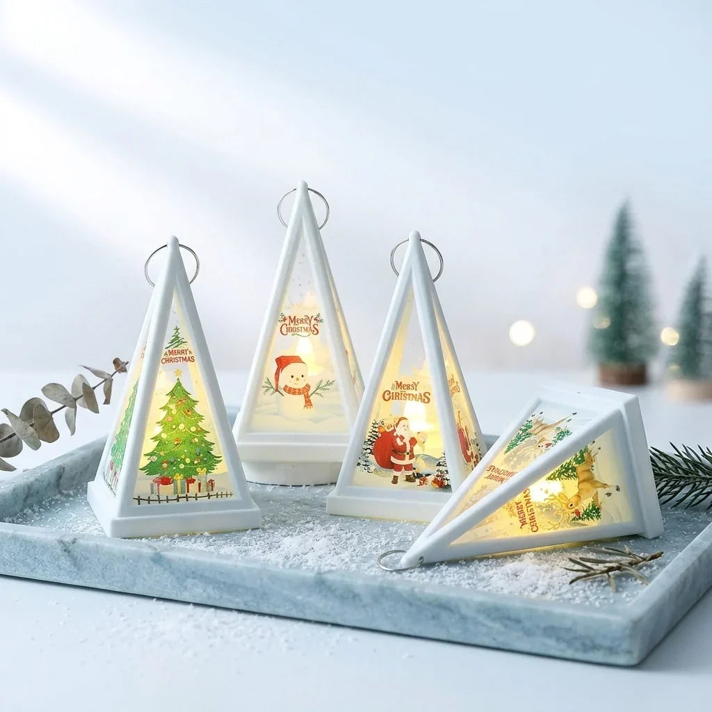 Christmas Tree Lights Tree-Shaped Warm LED