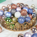 Christmas Tree Ornament Set Shatterproof 54-Piece Assortment